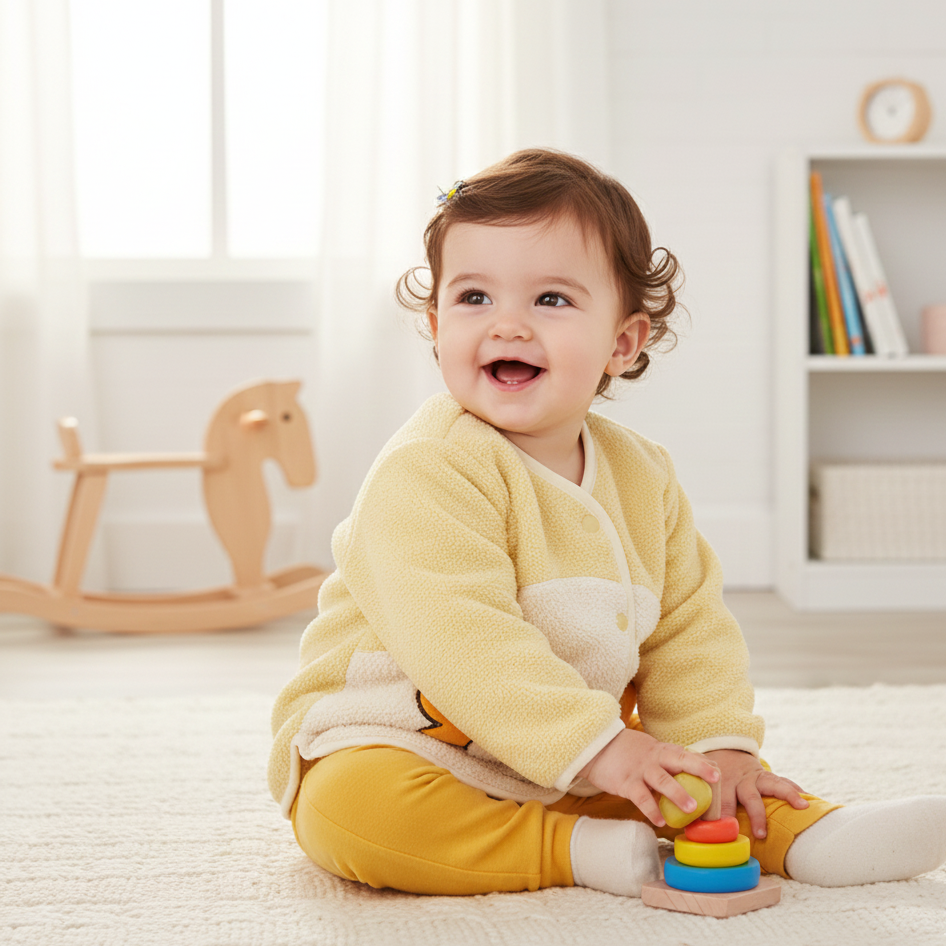 Cute Animal Fleece Baby Jacket - Beekee