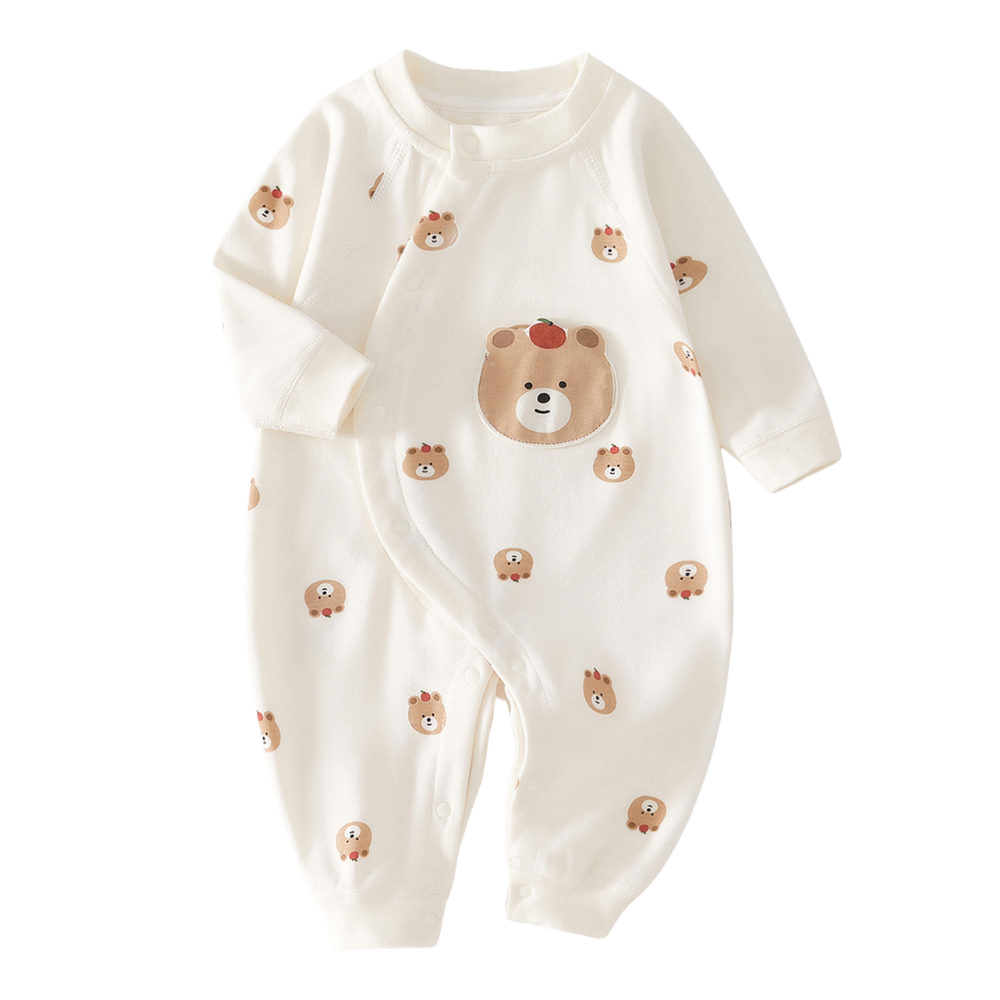 Cute Animal Print Cotton Baby Romper - Beekee