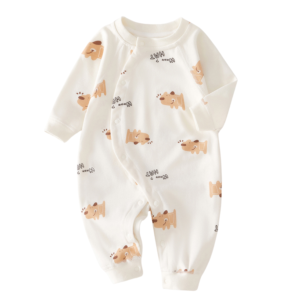 Cute Animal Print Cotton Baby Romper - Beekee