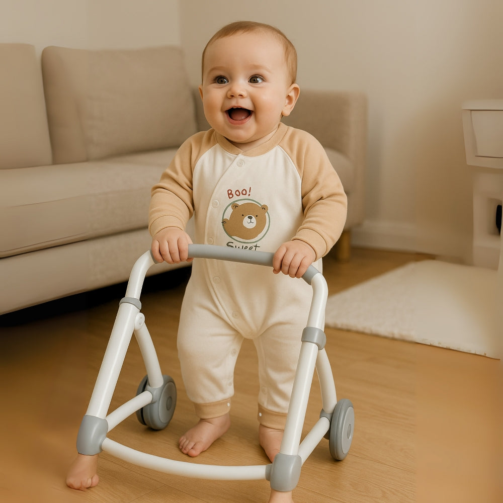 Cute Animal Print Cotton Baby Romper - Beekee
