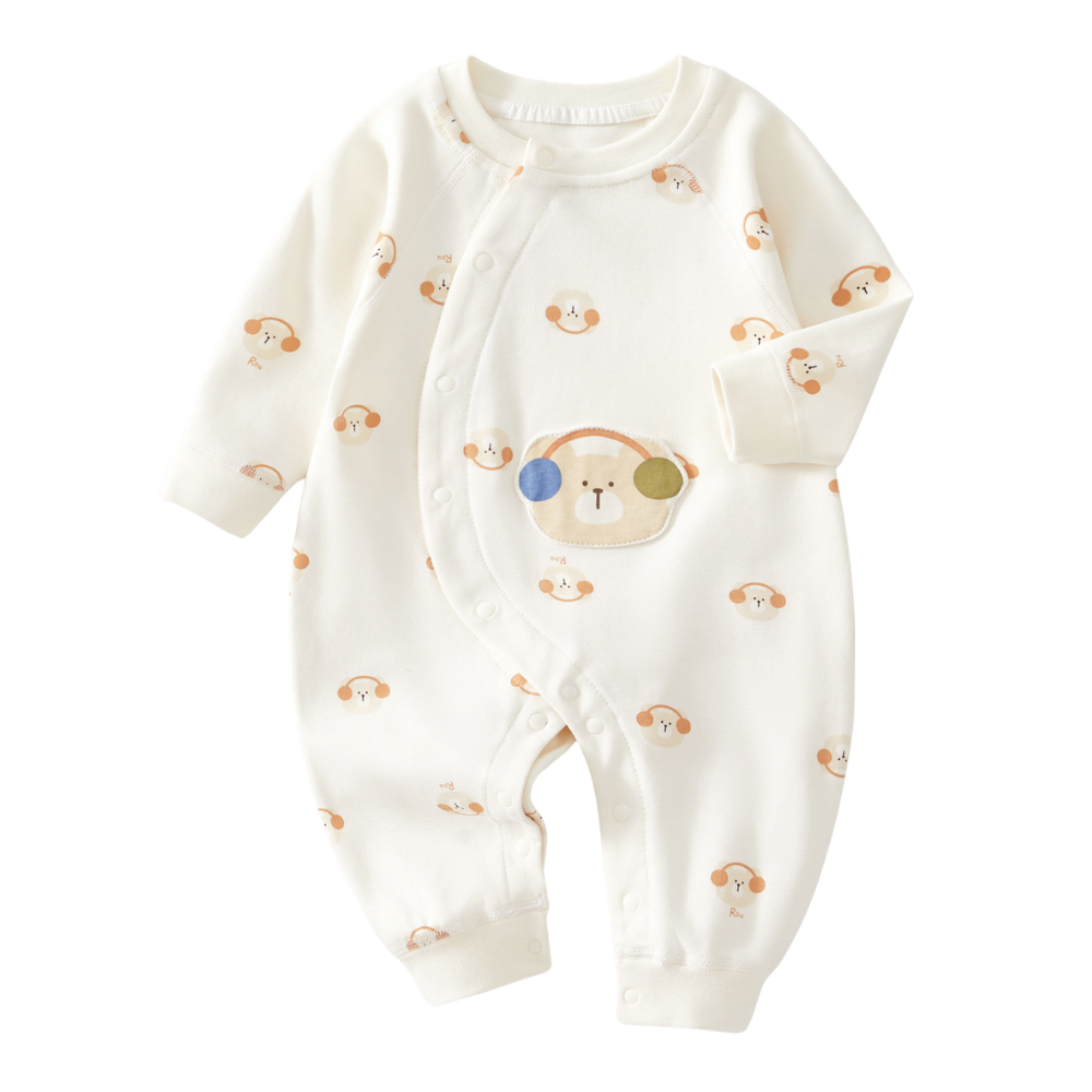 Cute Animal Print Cotton Baby Romper - Beekee