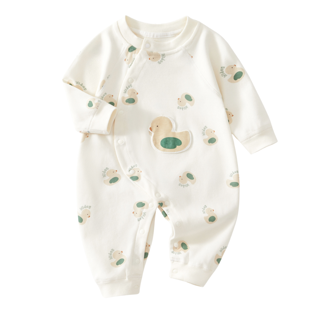 Cute Animal Print Cotton Baby Romper - Beekee