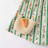Cute Bunny and Strawberry Sundress with Carrot Bag - Beekee 