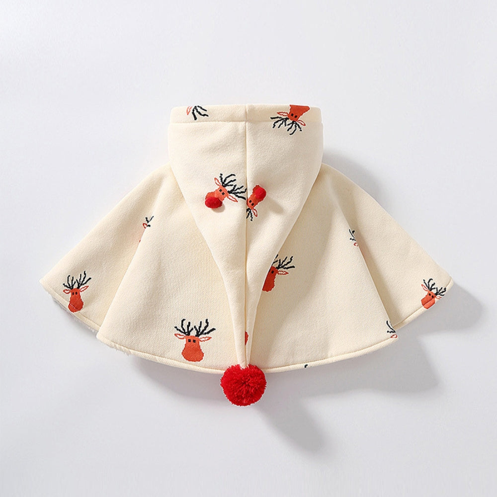 Cute Christmas Reindeer Baby Cape - Beekee