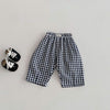 Cute Gingham Check Kids' Summer Shorts - Beekee