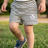 Cute Puppy 3D T-Shirt & Striped Shorts for Kids - Beekee