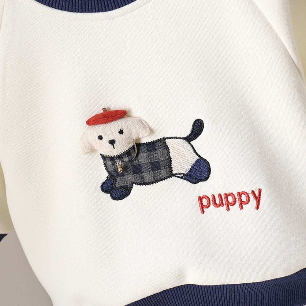 Cute Scottish Puppy Sweatshirt and Jogger Set - Beekee