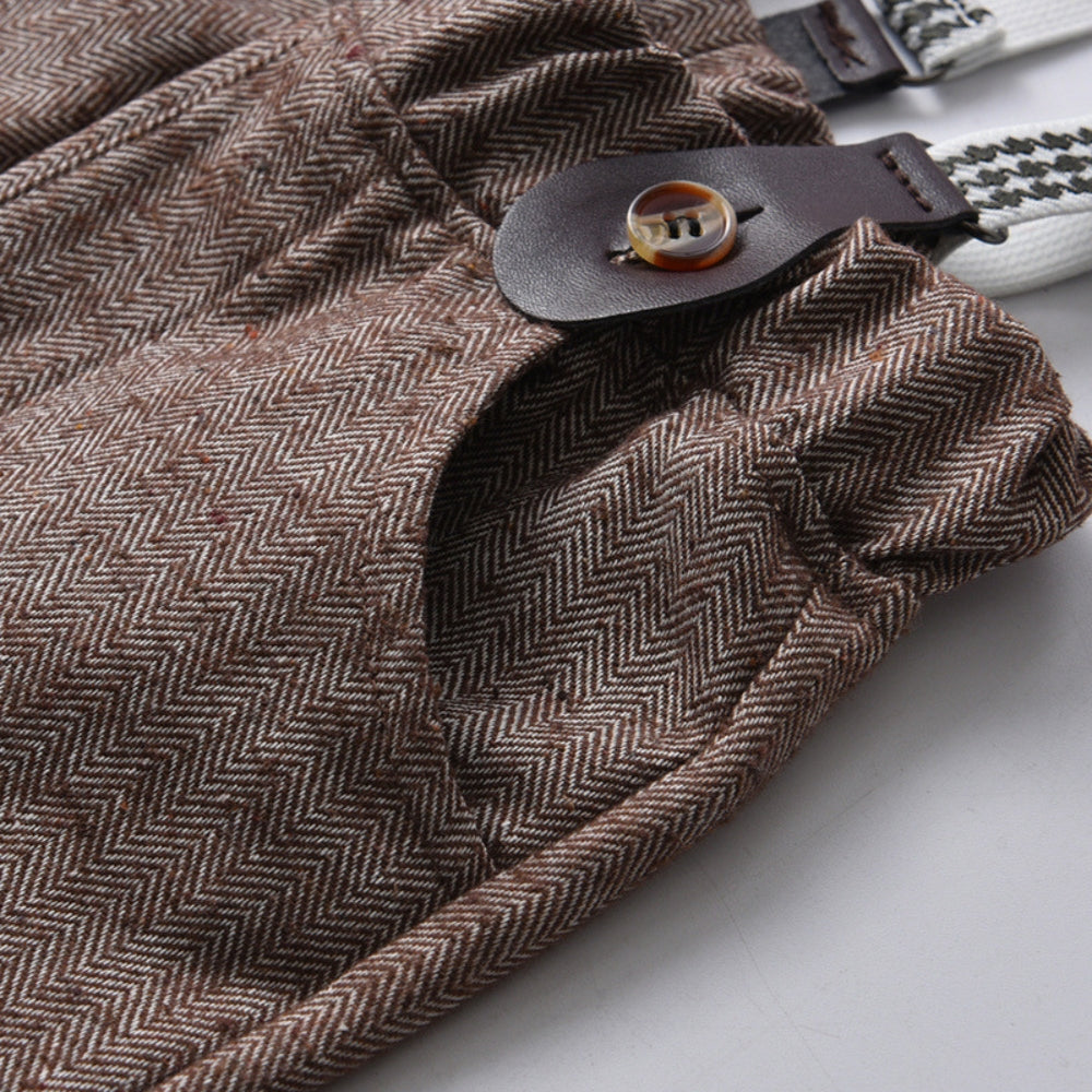 Dapper Little Gentleman Vest & Suspender Set - Beekee
