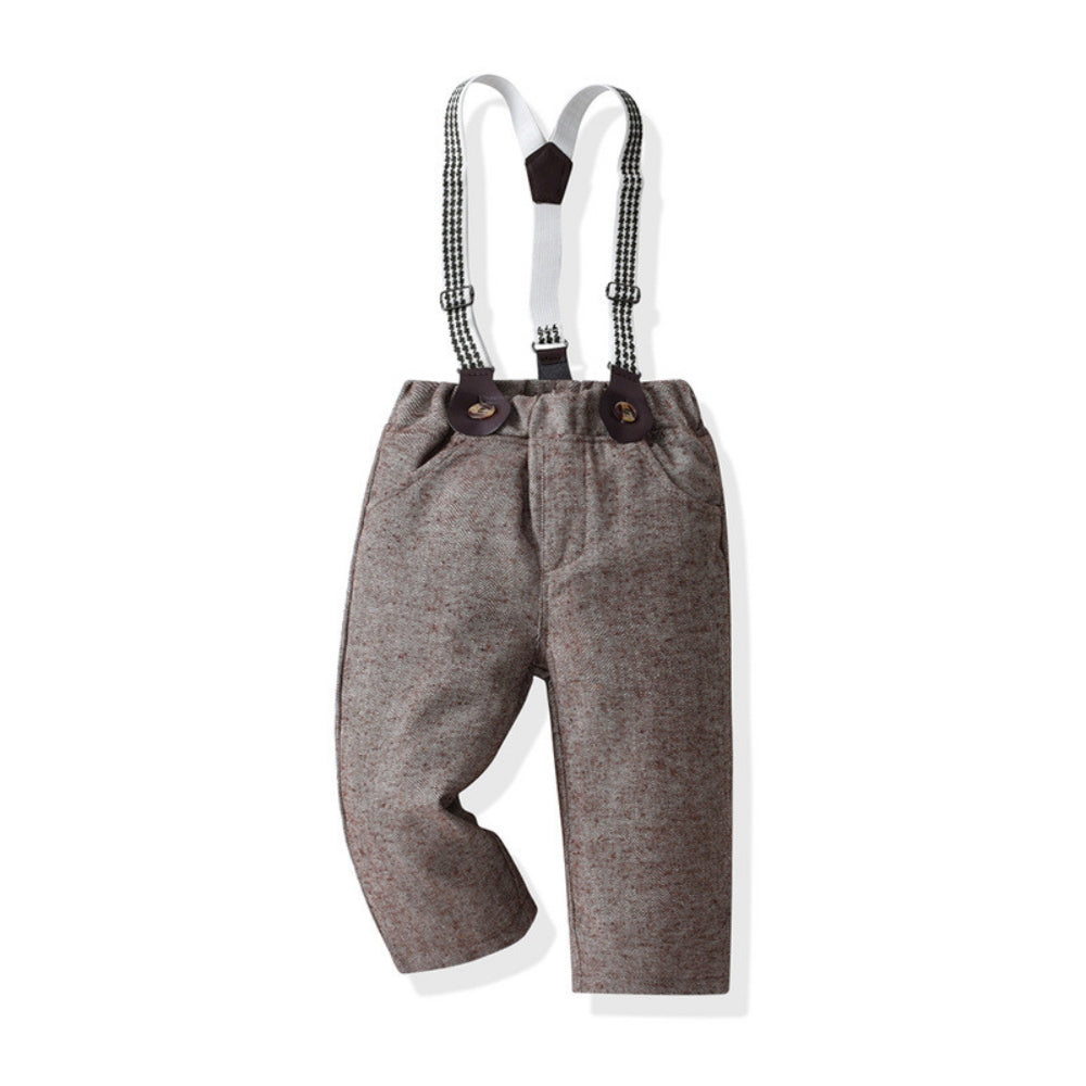 Dapper Little Gentleman Vest & Suspender Set - Beekee