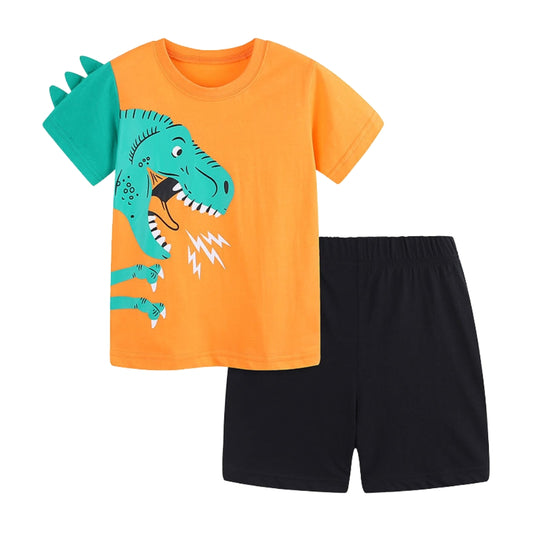Dino Roar T-Shirt and Shorts Set - Beekee