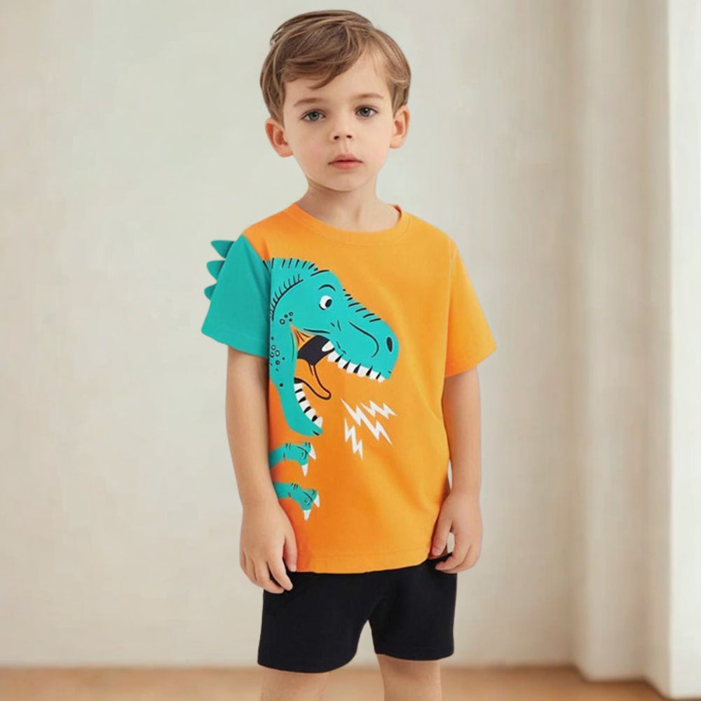 Dino Roar T-Shirt and Shorts Set - Beekee