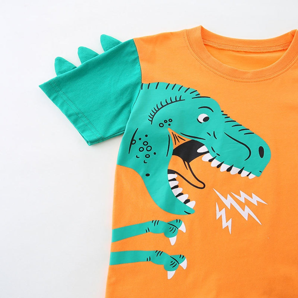Dino Roar T-Shirt and Shorts Set - Beekee
