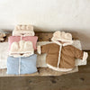 Fleece-Lined Bear Hood Winter Coat - Beekee