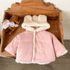 Fleece-Lined Bear Hood Winter Coat - Beekee