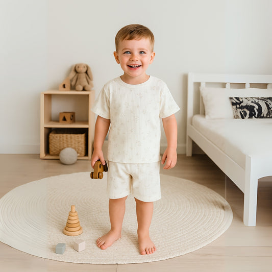 Floral Print Kids Pajama Set - Beekee