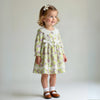 Floral Ruffle Cotton Girl Dress