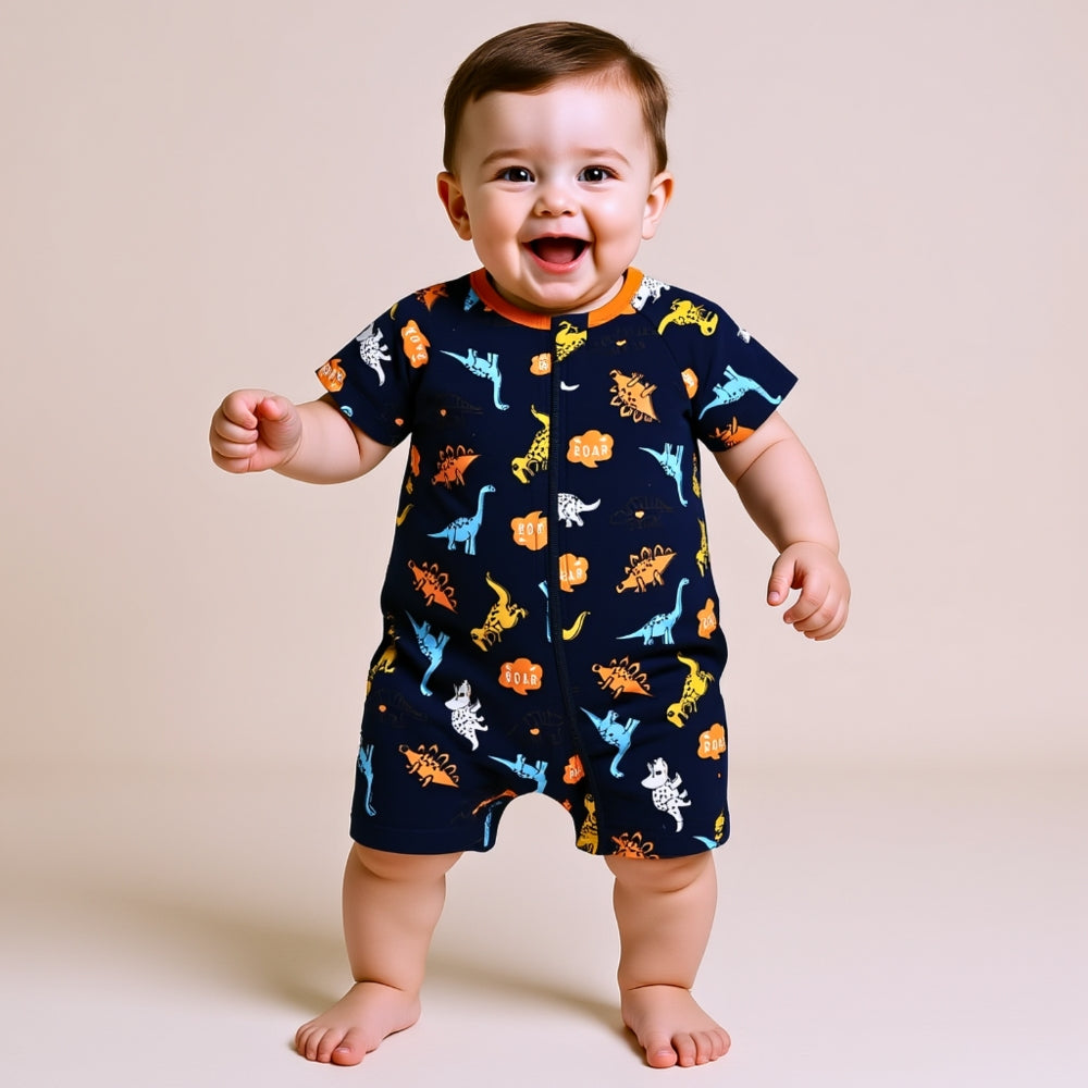 Fun Print Soft Cotton Baby Romper - Beekee