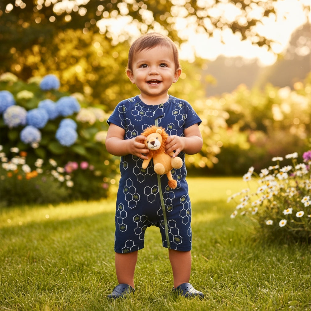 Fun Print Soft Cotton Baby Romper - Beekee