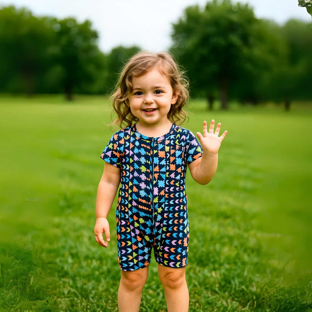 Fun Print Soft Cotton Baby Romper - Beekee