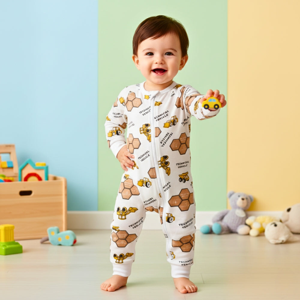 Fun Prints Baby Sleep Romper - Beekee