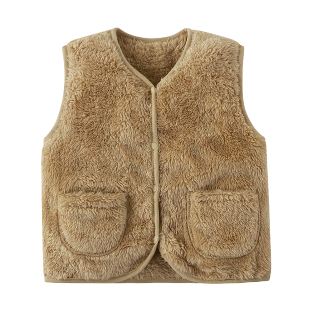 Fuzzy Sherpa Vest - Beekee