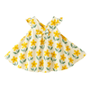 Girls Flutter Sleeve Bow Front Dress - Beekee