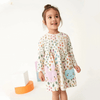 Girls Garden Treasure Long Sleeve Dress With Bunny Love - Beekee