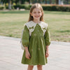 Sweet Floral Lace Collar Baby Dress & Romper