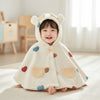 Heart-Shaped Pocket Bear Hooded Poncho - Beekee