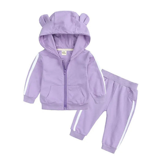 Hooded Sweatshirt and Pants Matching Set - Beekee