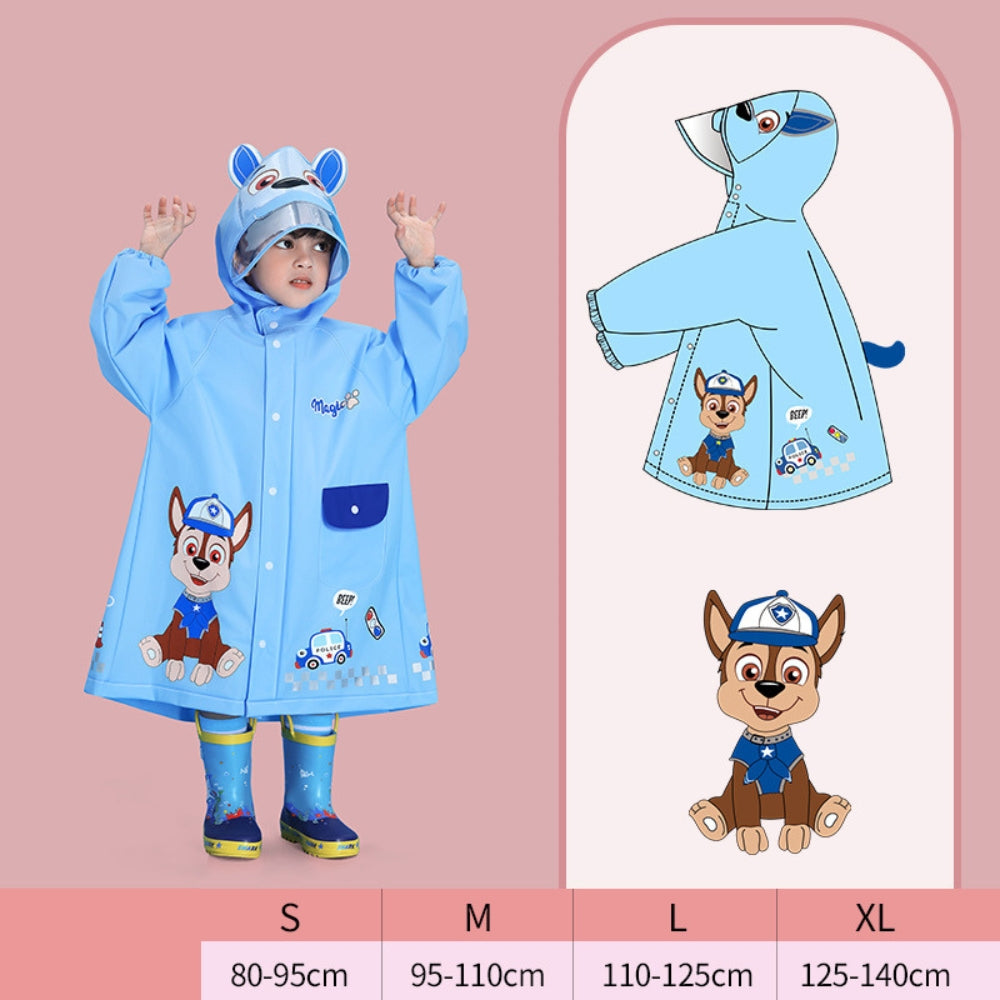 Kids Cartoon Waterproof Raincoat Set - Beekee