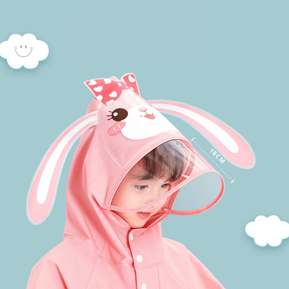 Kids Cartoon Waterproof Raincoat Set - Beekee