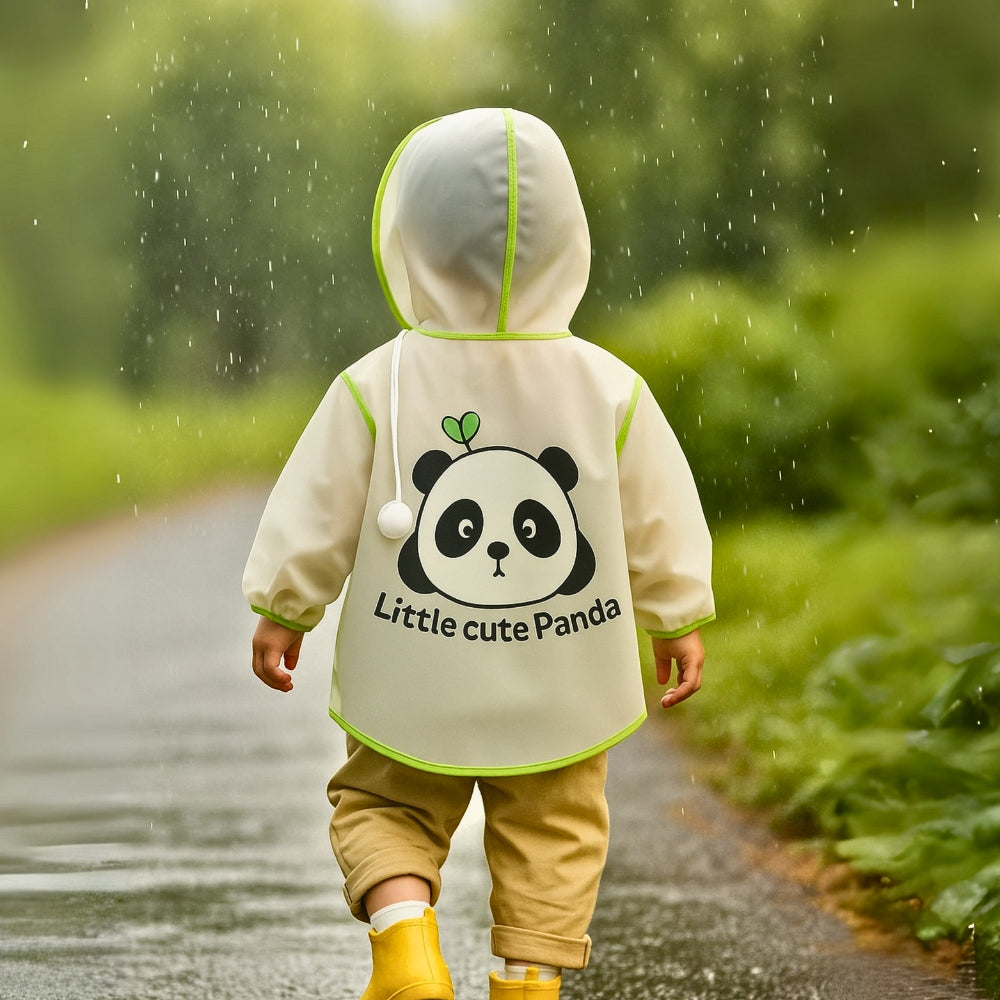 Kids Transparent Cartoon Raincoat - Beekee