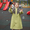 Kids Colorblock Hooded Raincoat - Beekee