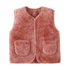 Kids Fuzzy Sherpa Vest - Beekee
