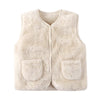 Kids Fuzzy Sherpa Vest - Beekee