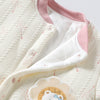 Lovely Floral Bear Patch Cotton Jacket - Beekee