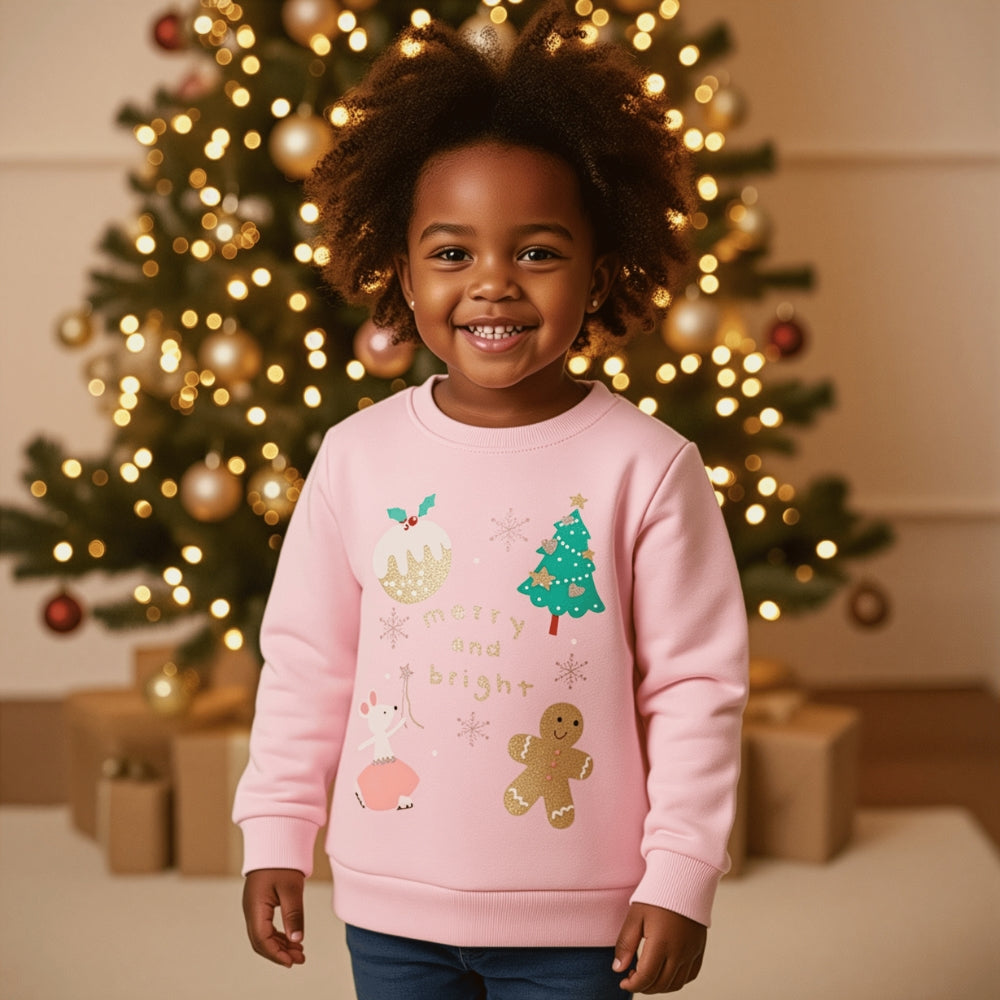 Merry and Bright Christmas Sweatshirt - Beekee