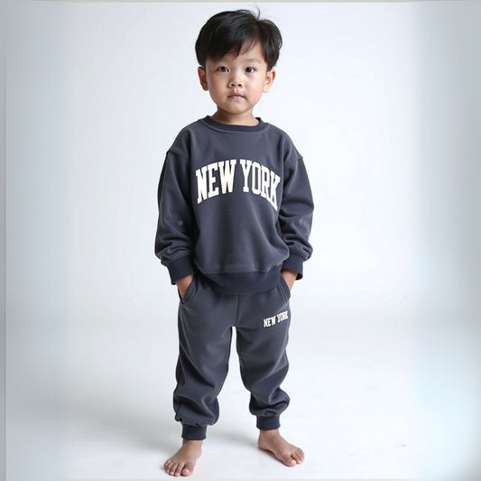 New York Crewneck Sweatshirts and Jogger Set - Beekee