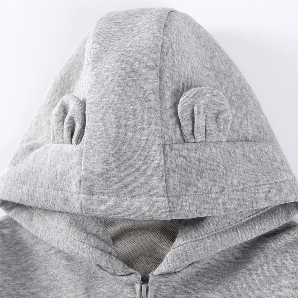 Panda Hooded Sweatshirt and Cargo Jogger Set - Beekee