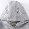 Panda Hooded Sweatshirt and Cargo Jogger Set - Beekee