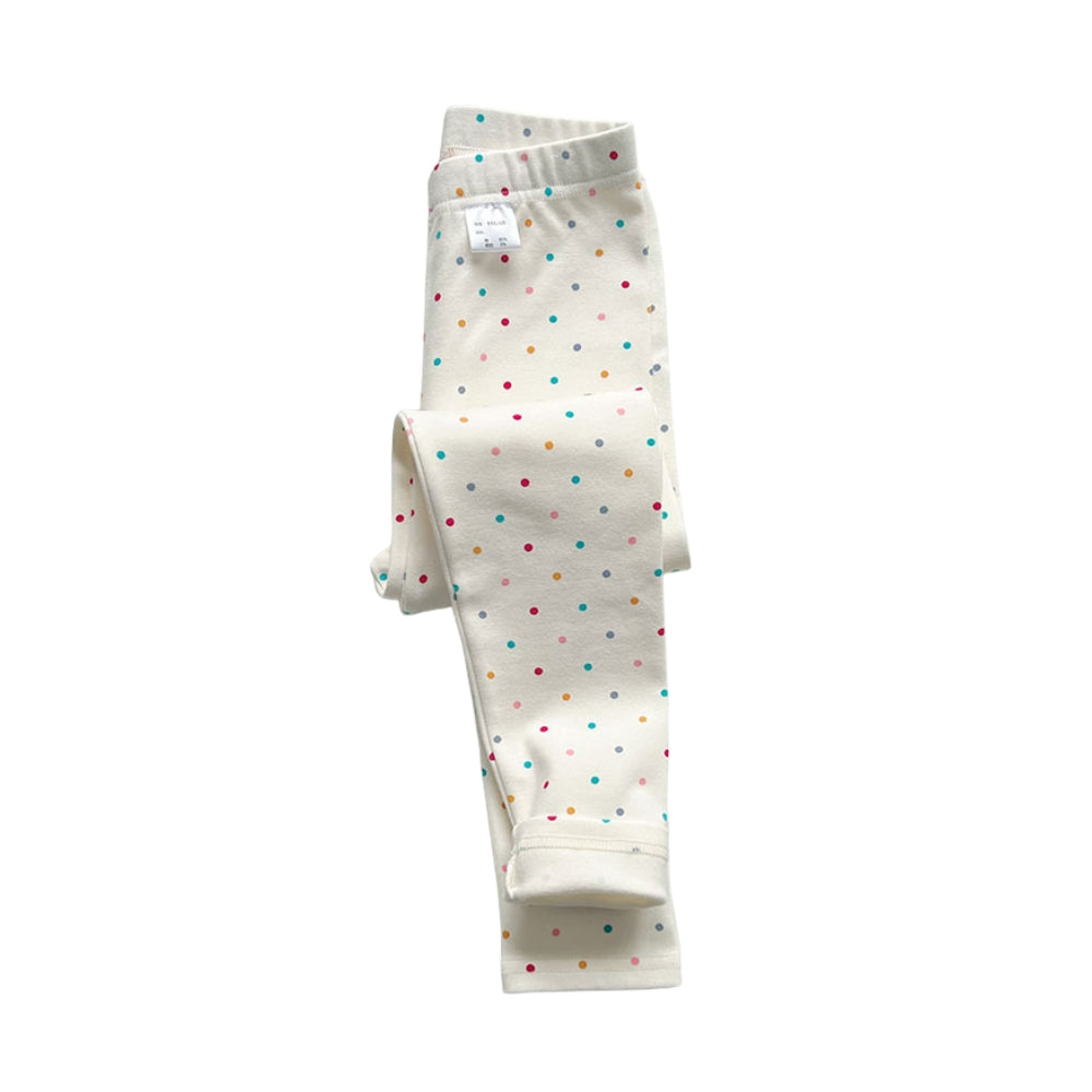 Playful Printed Girls Cotton Leggings - Beekee