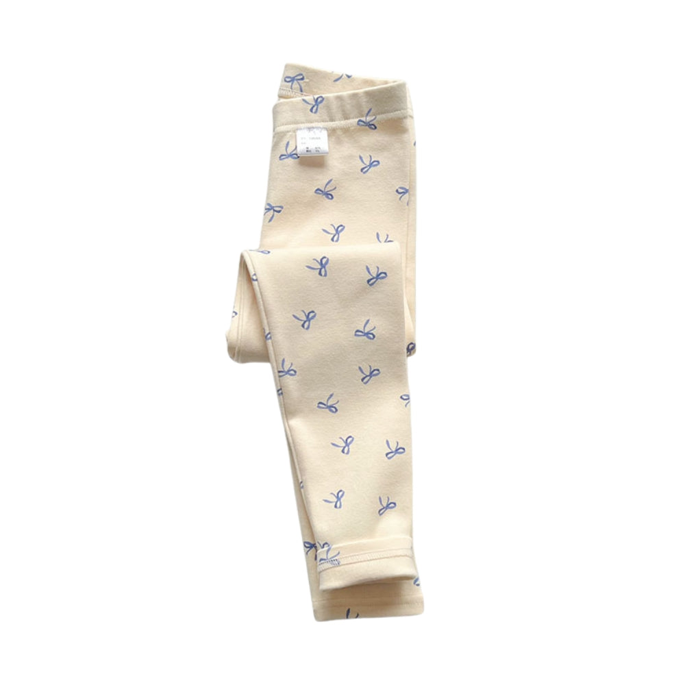 Playful Printed Girls Cotton Leggings - Beekee