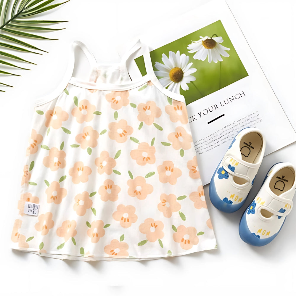 Pretty Floral Girls Summer Dress - Beekee