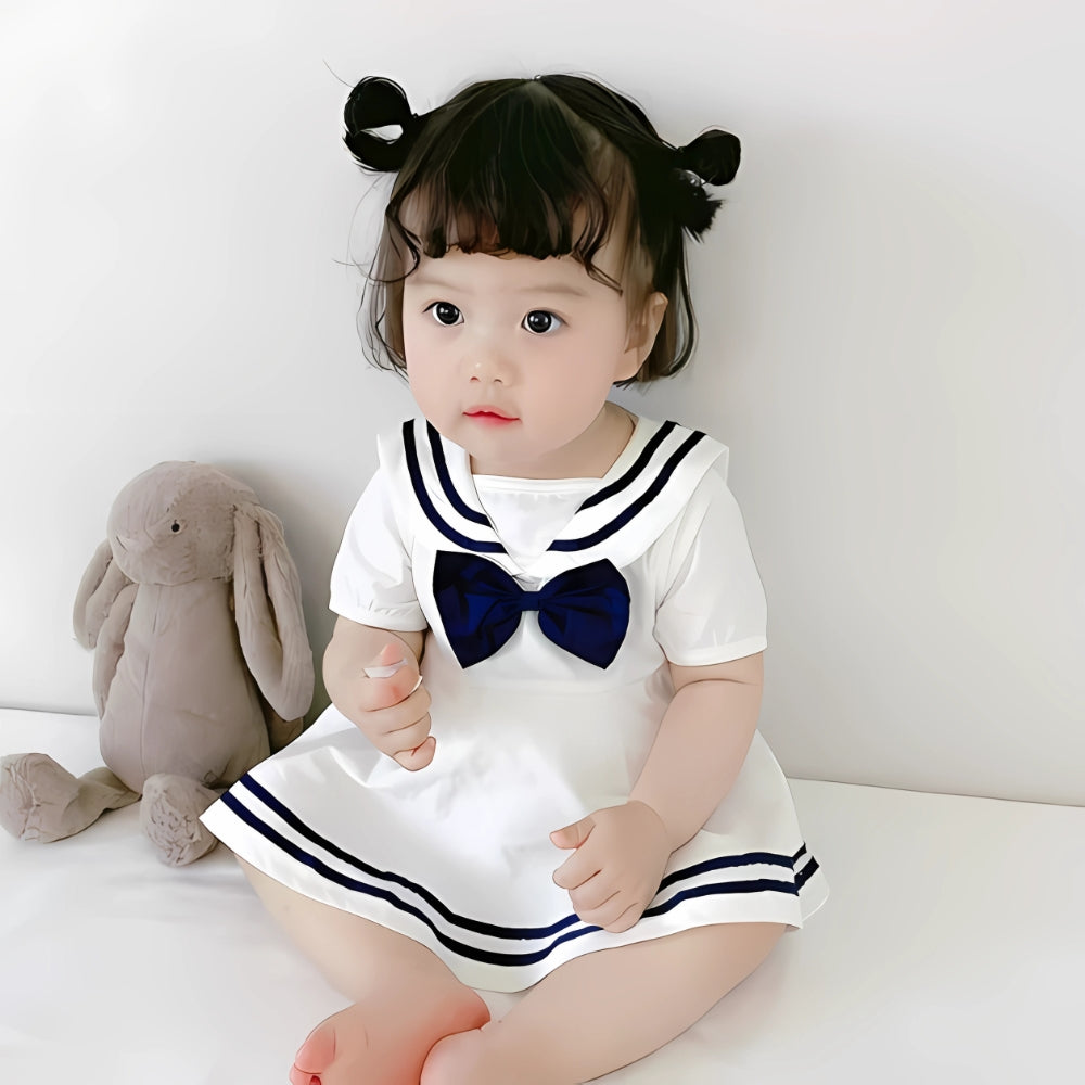 Sailor Collar Girl Dress - Beekee