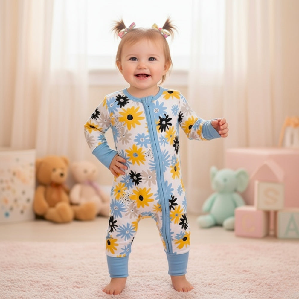 Snuggle Soft Cute Print Baby Romper - Beekee