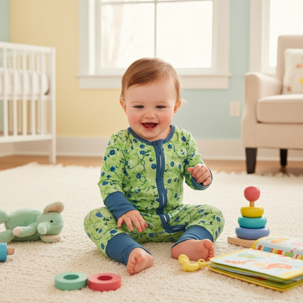 Snuggle Soft Cute Print Baby Romper - Beekee