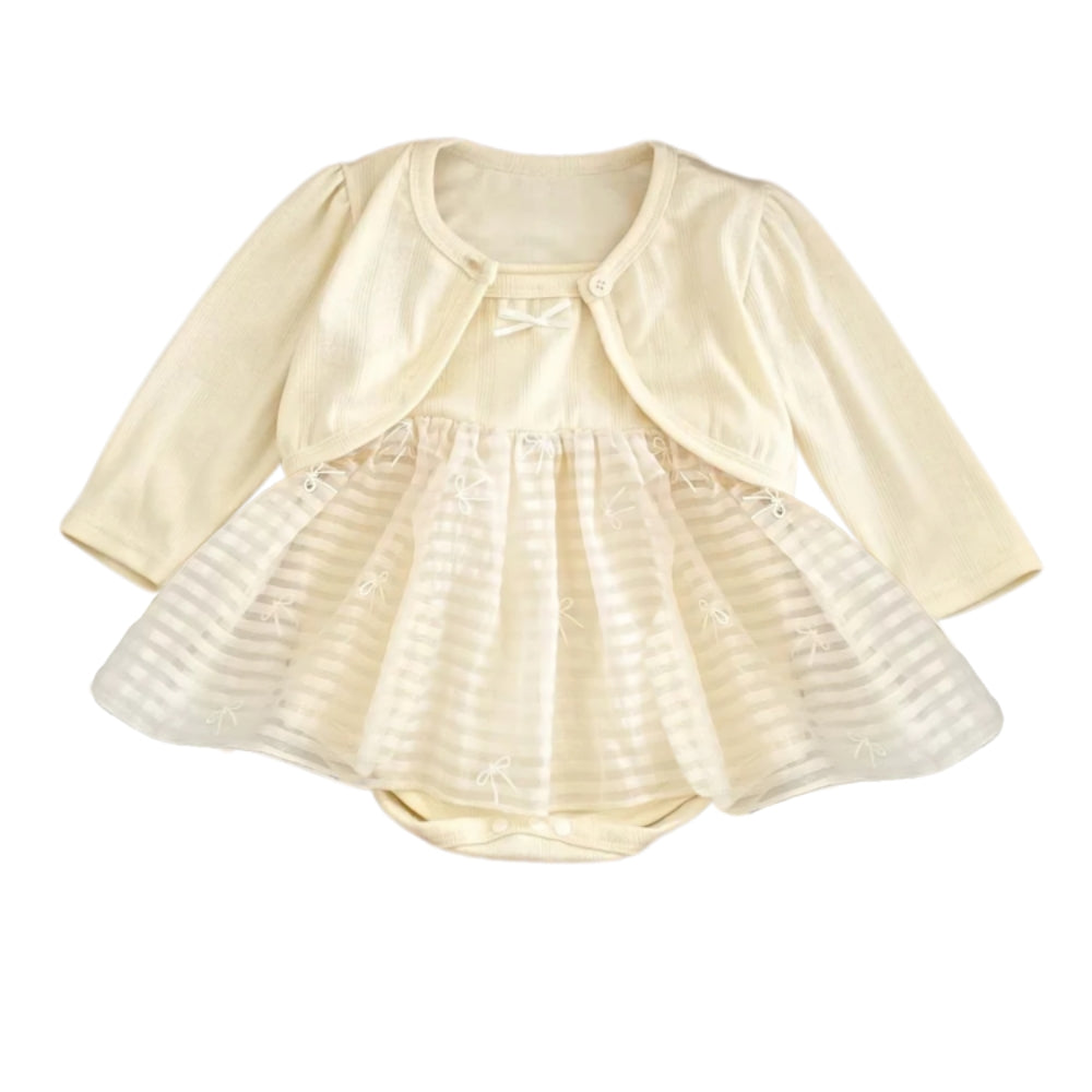 Soft Tutu Romper and Cardigan Set - Beekee