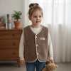 Soft Quilted Reversible Sherpa Vest - Beekee