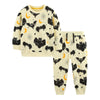 Spooky Bat and Moon Halloween Pajama Set - Beekee